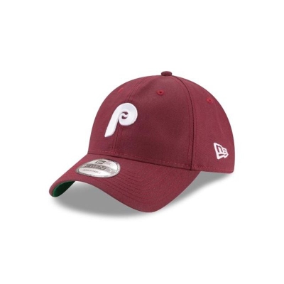 Sapca New Era Philadelphia Phillies MLB Waxed Cooperstown 9TWENTY Adjustable - Rosii